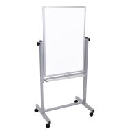 Luxor Furniture Double Sided Magnetic White Board 36"H x 24"W - Aluminum Frame
