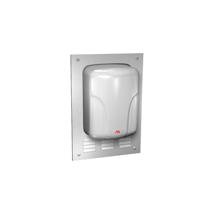 American Specialties SEMI-RECESSING MOUNTING BOX FOR TURBO-Dri FOR ADAAG & CalDAG COMPLIANCE 
