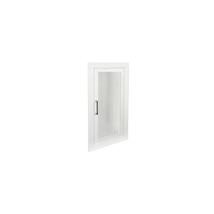 4015F18 Ambassador Steel Flat Trim, Clear Safety Glass