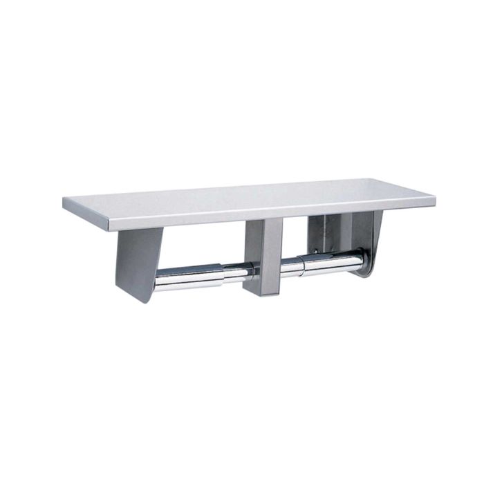 Bobrick 2840 Toilet Tissue Dispenser with Utility Shelf