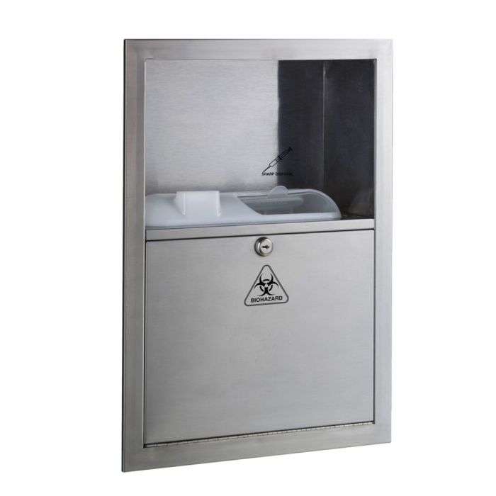 Bobrick 35016 Recessed Sharps Disposal