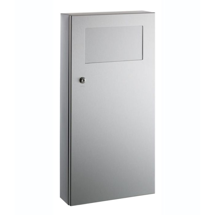B-35639 Surface- Mounted Waste Receptacle with Disposal Door