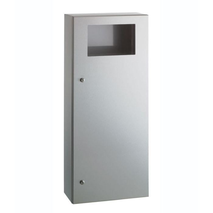 B-35649 Surface-Mounted Waste Receptacle