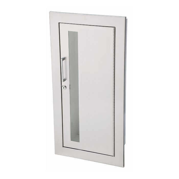Cosmopolitan Stainless Steel Flat Trim, Vertical Duo with SAF-T-LOK 