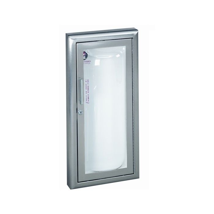 Clear Vu - Stainless Steel-25 Clear Acrylic Bubble-G Full Glazing with SAF-T-LOK™ in 1-1/4” Frame-3" Rolled