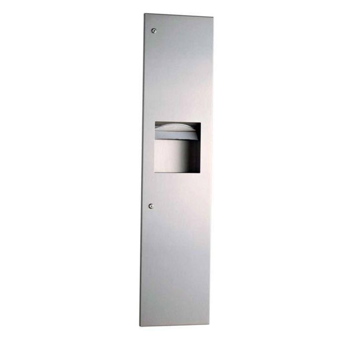 Bobrick 38034 Recessed Paper Towel Dispenser/Waste Receptacle