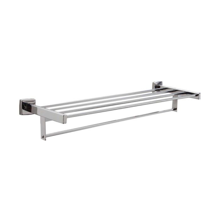 Bobrick 676-24 Surface-Mounted Towel Shelf with Towel Bar