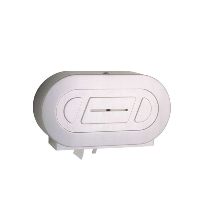 Bobrick B-2892 Classic Series Surface-Mounted Twin Jumbo-Roll Toilet Tissue Dispenser
