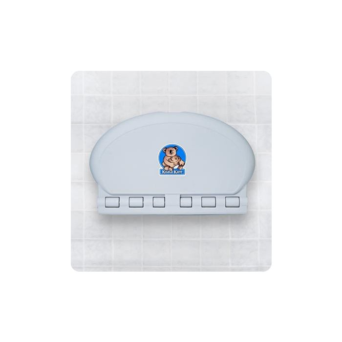Koala Kare Plastic Baby Changing Stations - Oval Wall Mounted