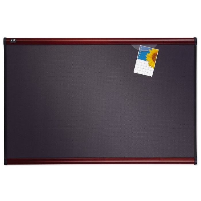 Quartet Prestige Diamond Mesh Fabric Bulletin Board