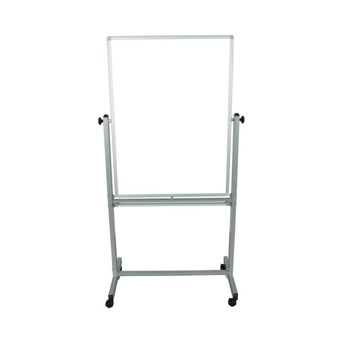 Luxor Furniture Mobile Double Sided  Whiteboard 30"W x 40"H - Aluminum Frame  