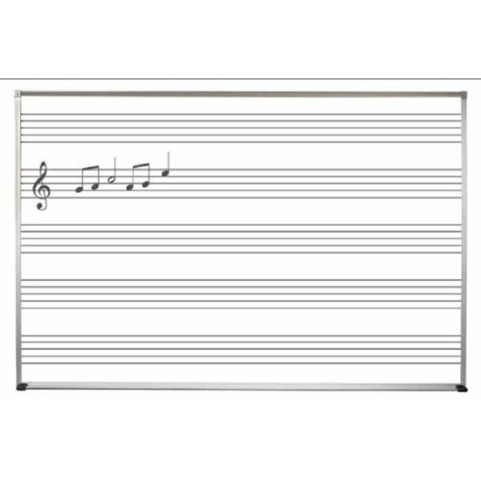 Best-Rite Graphic Boards - Porcelain Steel Music Line Board
