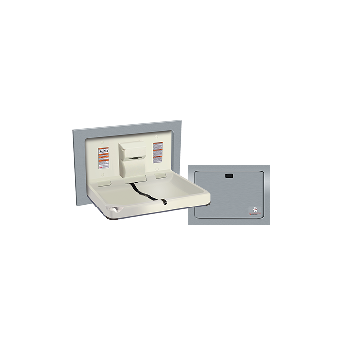 American Specialties Baby Changing Station - Stainless Steel