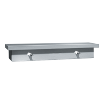American Specialties 0318-A Soap Dispenser and Shelf (Two Liquid Valve) - Surface Mounted