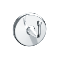 0751 ROBE HOOK (HEAVY-DUTY) – SURFACE MOUNTED (CONCEALED), SATIN CHROME PLATED BRASS