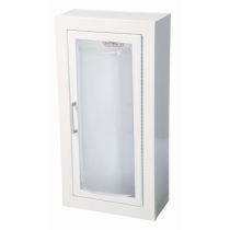 Clear Vu - Steel (White Powder Coat)-27 Bronze Acrylic Bubble-F Full Glazing in 1-1/4” wide Frame-Surface Mount