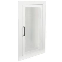 4015F10 Ambassador Steel Flat Trim, Clear Acrylic