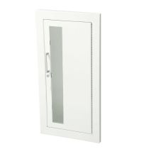 4015W18 Ambassador Steel Flat Trim, Clear Safety Glass