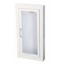 Clear Vu - Steel (White Powder Coat)-27 Bronze Acrylic Bubble-F Full Glazing in 1-1/4” wide Frame-Flat Trim