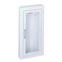 Clear Vu - Steel (White Powder Coat)-26 Red Acrylic Bubble-F Full Glazing in 1-1/4” wide Frame-3" Rolled