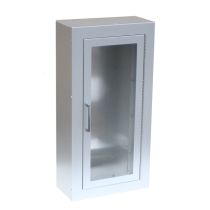 1023F17 Academy Aluminum Surface Mount, 17 Clear Tempered Glass
