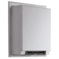 Bobrick 29744 Automatic, Universal Semi-Recessed Roll Towel Dispenser Equipped with LED Light