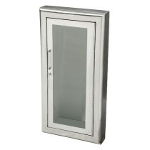 Cosmopolitan Stainless Steel 3" Rolled, Full Glass with SAF-T-LOK