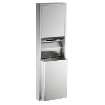 Bobrick 3949 Surface-Mounted Convertible Paper Towel Dispenser/Waste Receptacle