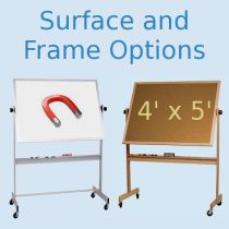 Best-Rite Deluxe Reversible Board - Markerboard with Aluminum Frame