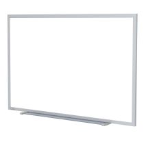 Aluminum Frame Porcelain Magnetic Projection Whiteboard w/ 1" Maprail
