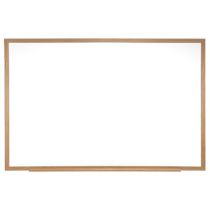 Wood Frame Painted Steel Magnetic Whiteboard