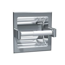 American Specialties 7402-SD TOILET TISSUE HOLDER (SINGLE) RECESSED, SATIN, DRYWALL