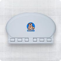 Koala Kare Plastic Baby Changing Stations - Oval Wall Mounted