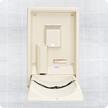 Koala Kare Plastic Baby Changing Stations - Vertical Wall Mounted