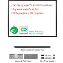 Elite Office Dry Erase Porcelain Board Kit 24" x 36"