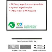 Elite Office Dry Erase Porcelain Board Kit