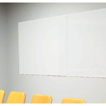 Claridge Magnetic Glass Markerboard Invisi-Mount - Quickship-2' X 3' - Brilliant White  