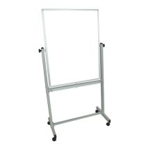 Luxor Furniture Mobile Double Sided  Whiteboard 30"W x 40"H - Aluminum Frame  