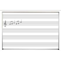 Best-Rite Graphic Boards - Porcelain Steel Music Line Board