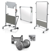 Nexus Caddy Kit - Mobile Storage Cart/Easel w/ 6 Tablets, 6 Pairs X-Pegs - (Ships in 2 cartons)