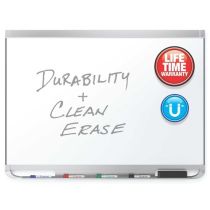 Quartet® Prestige® 2 DuraMax® Porcelain Magnetic Whiteboards, Silver Aluminum Frame
