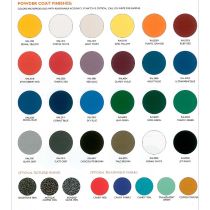 Powder Coat Finish Samples (Standard Color Selections)