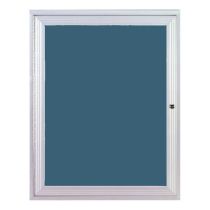 Ghent Outdoor Enclosed Vinyl Bulletin Board - Ocean - Color is approximate