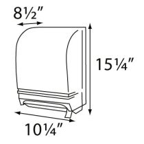 Palmer Fixture TD0210 Lever Roll Towel Dispenser