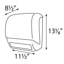 0235 InSpire Electronic Hands Free Roll Towel Dispenser