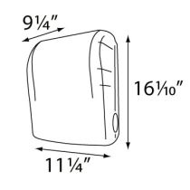 Palmer Fixture TD0400-01 Mechanical Auto-Cut Roll Towel Dispenser