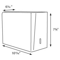 Palmer Fixture TD0091 Singlefold Towel Dispenser