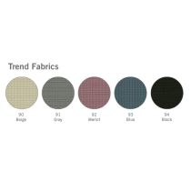 1-Door Bronze Aluminum Frame Enclosed Fabric Tackboard